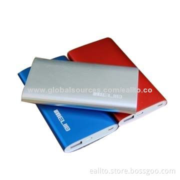 Portable Power Bank/Charger with 6,000mAh Capacity